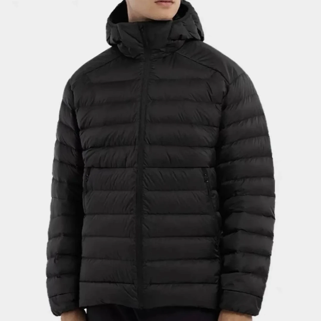 男士秋冬轻薄款棉衣连帽短款户外运动休闲保暖外套 2313