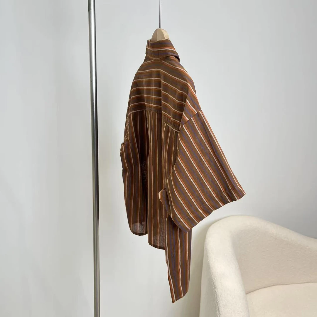 夏款男童休闲短袖咖条 1256鼓系