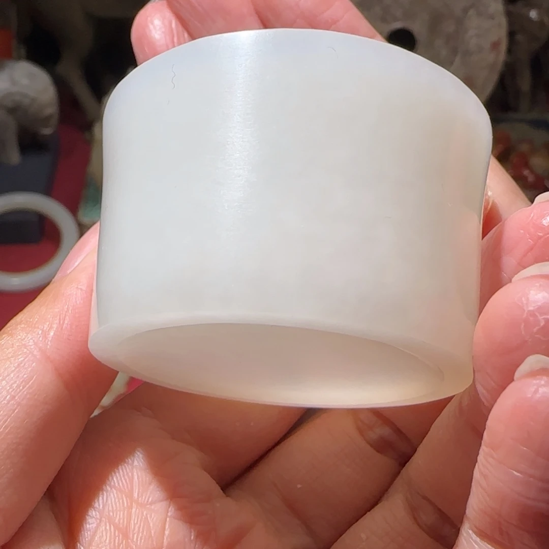 半***民和田玉未镶嵌挂件