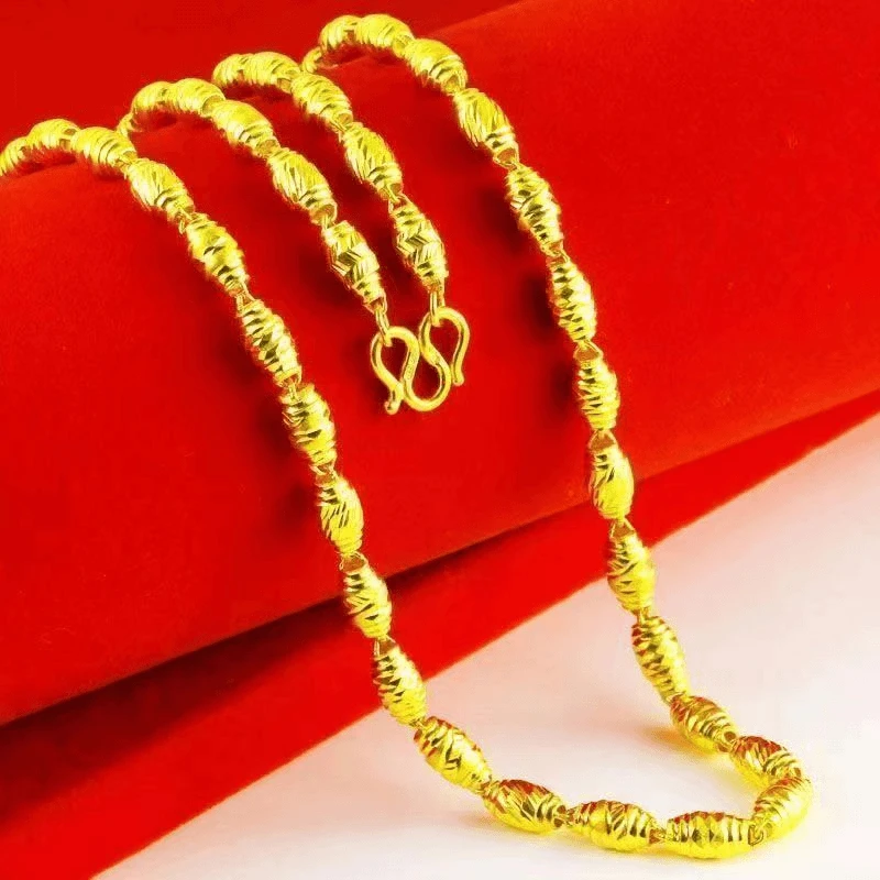 合金项链  2025新款【橄榄项链】男款精美霸气时尚精工气质经典百搭