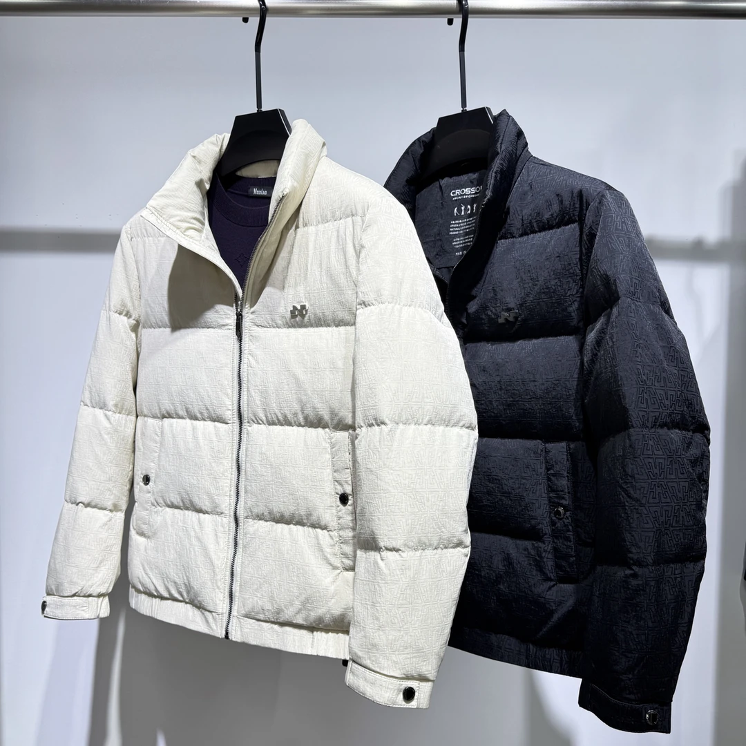 【轻奢系列】提花立领欧货男士夹克羽绒服212