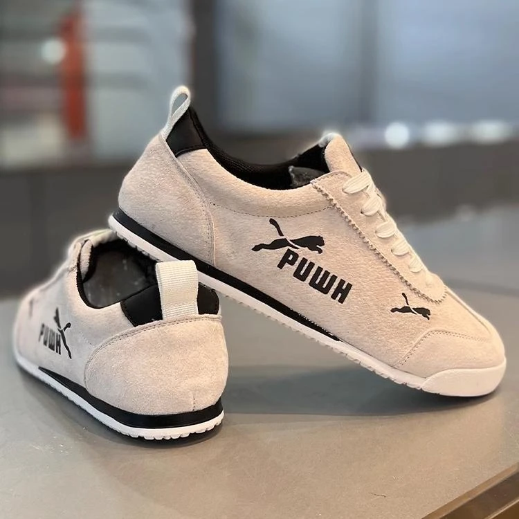 爆款国潮男鞋2025年春季新款复古百搭运动鞋休闲耐磨舒适开车男鞋