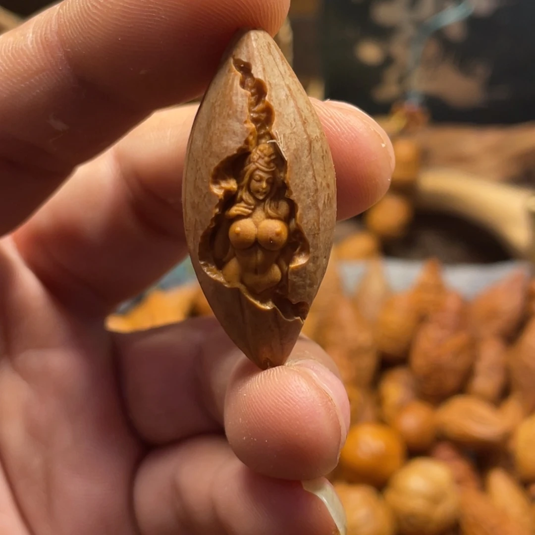 橄榄核手串/手链原皮美女207