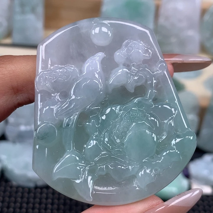 颈饰未镶嵌翡翠翡翠