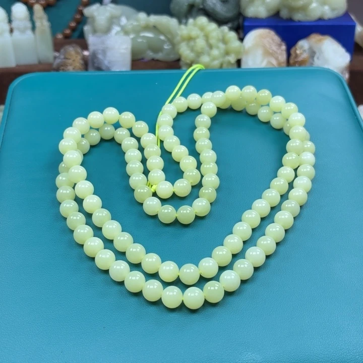 颈饰银S925镶嵌和田玉