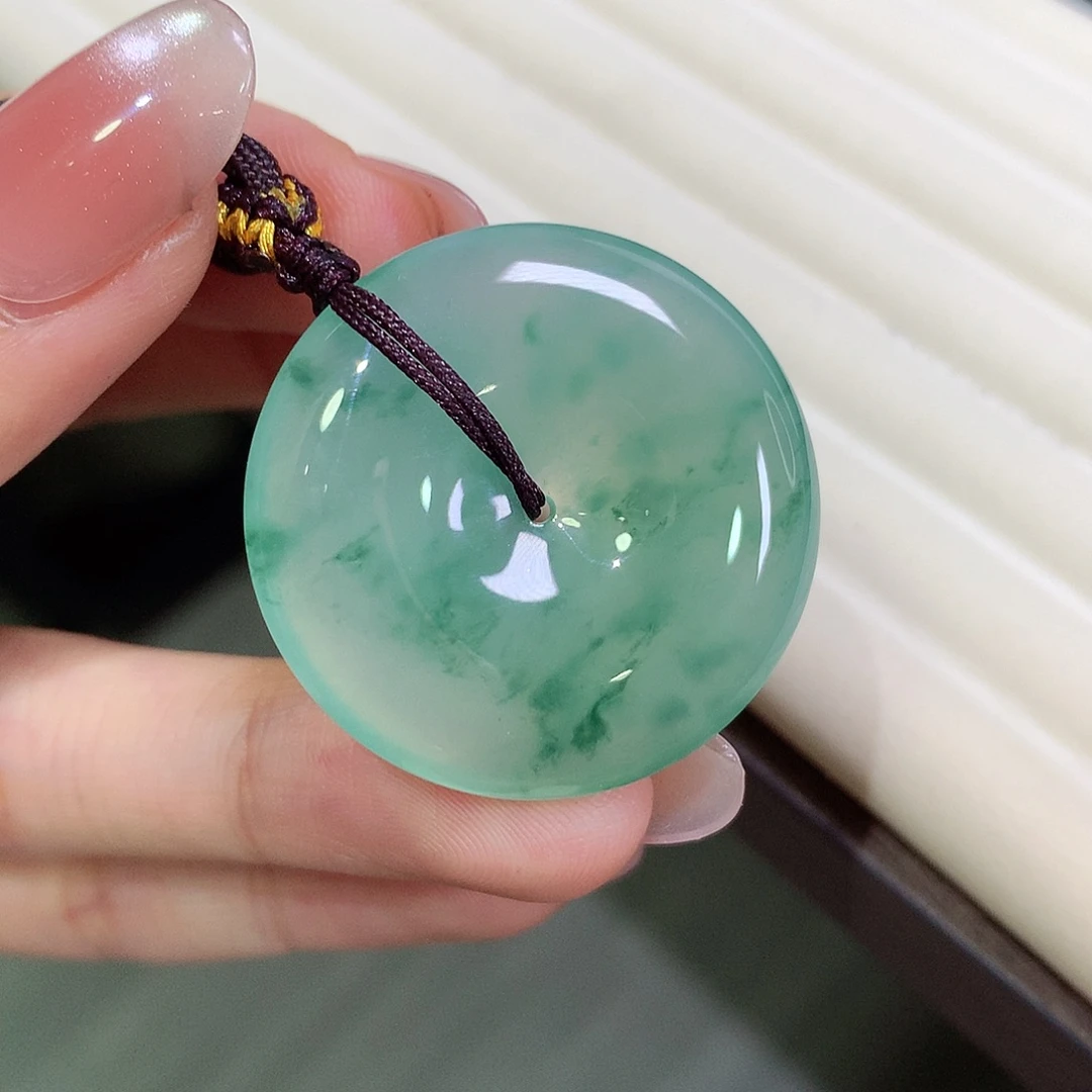 翡翠未镶嵌颈饰31.1-6.2