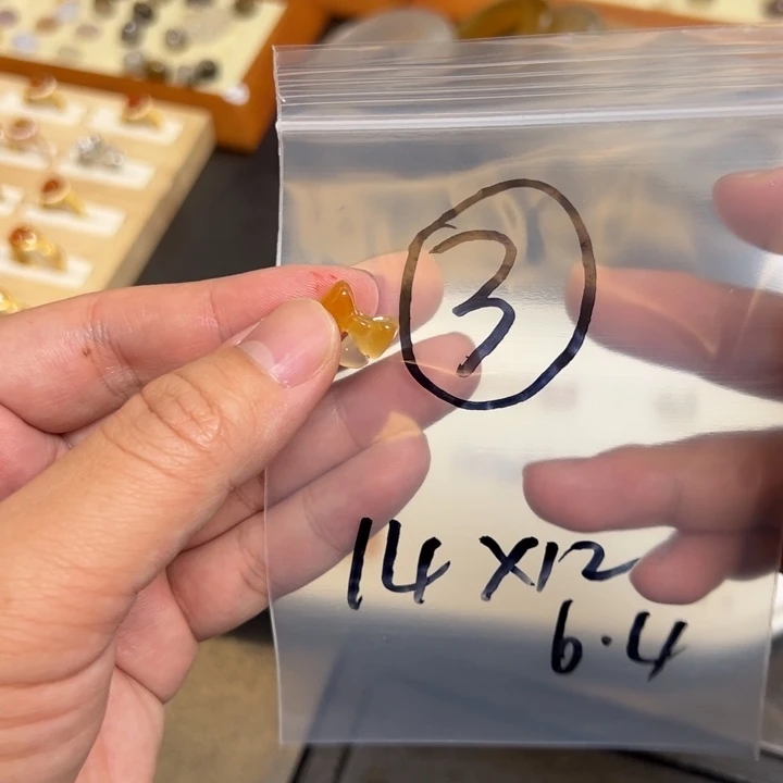 未镶嵌玛瑙/玉髓珠宝半成品