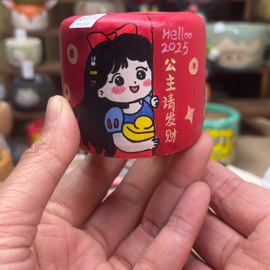 红陶飛*凡611美少女手绘盆现货