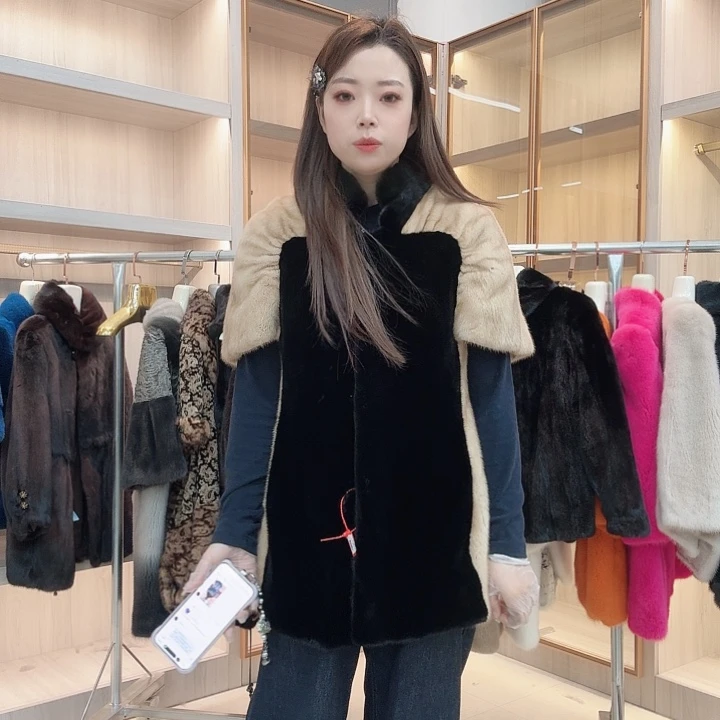 撞色斗篷款yh0022