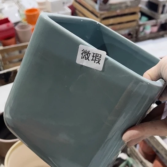 多肉绿植陶瓷花盆9.9包邮，有孔