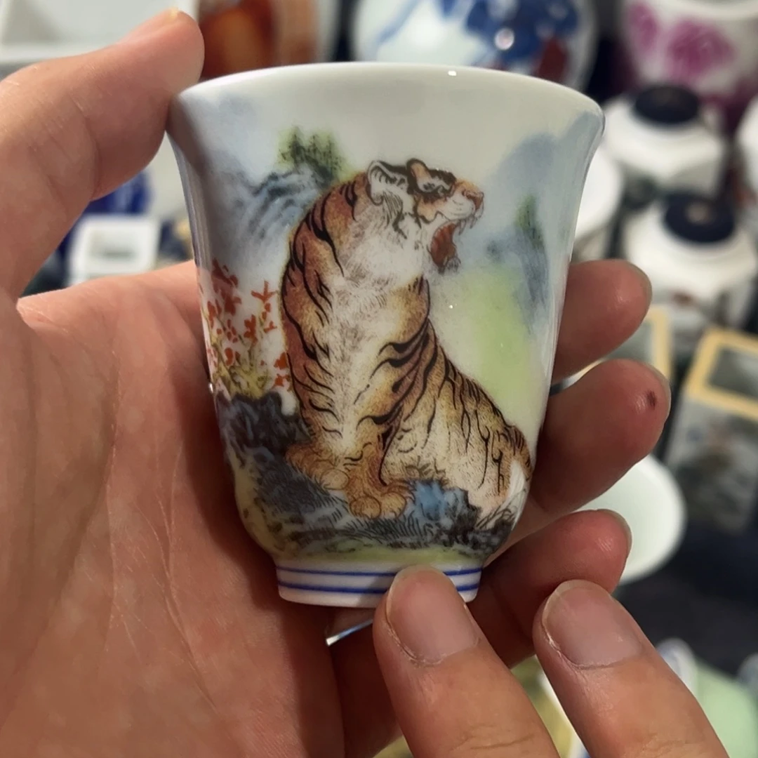 摆件景德镇陶瓷杯子