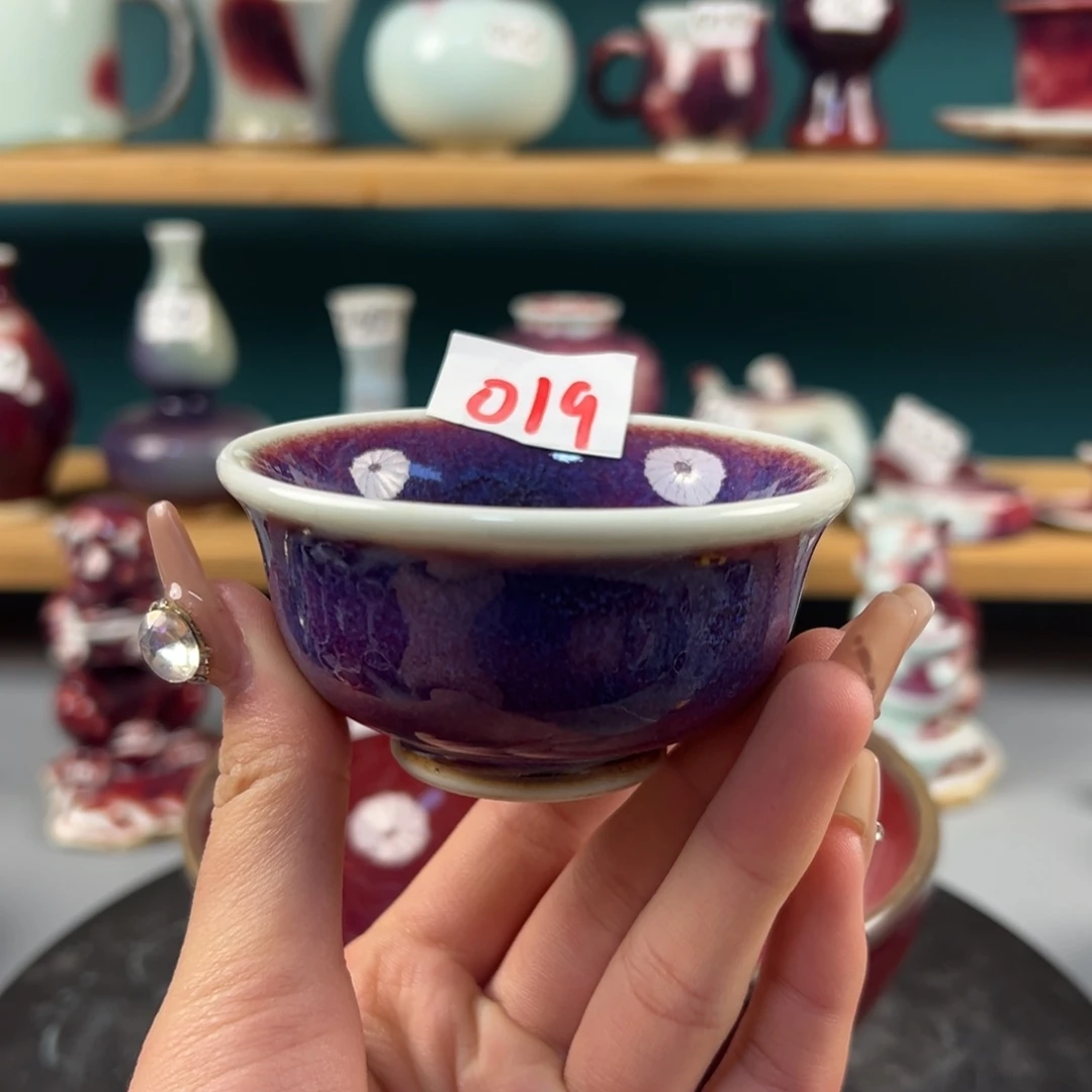 瓷片全品无暇主人杯纯手工