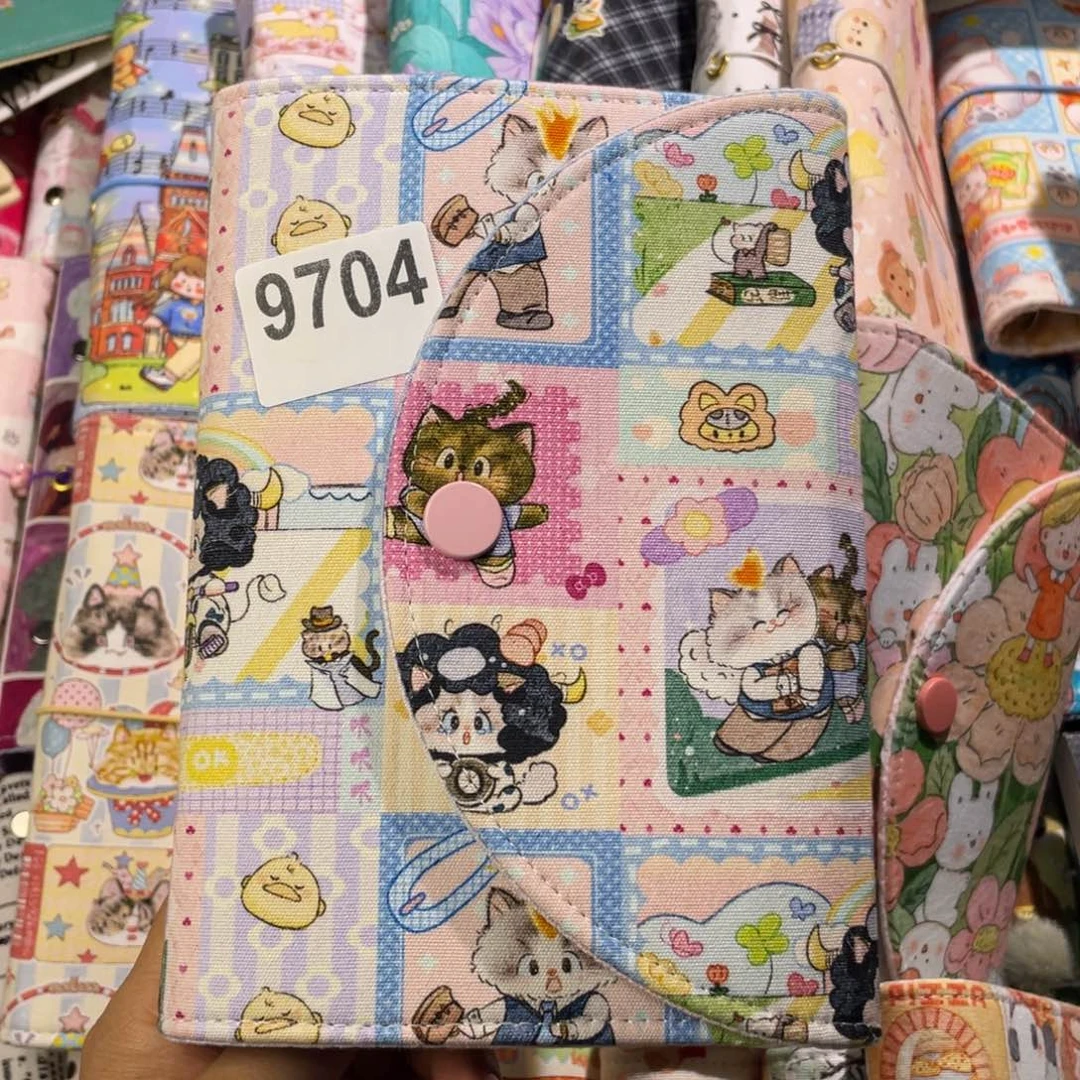 织绣A6活页不加纸9704