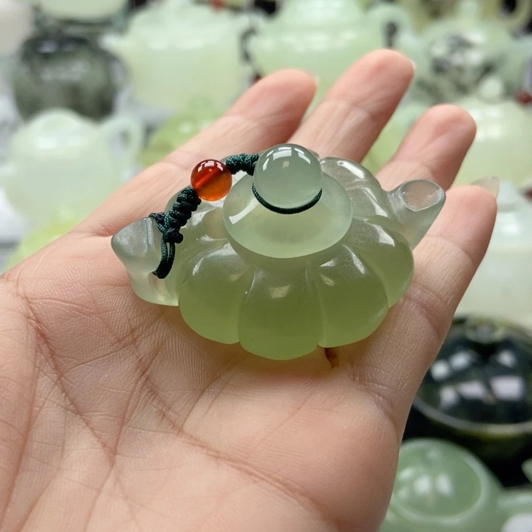 蛇纹石玉未镶嵌手把