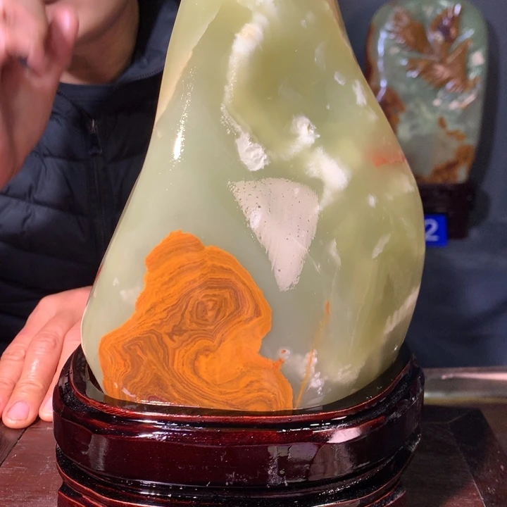 石材天然原石摆件