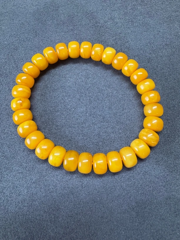 天然蜜蜡老型珠单圈 珠径卡9mm（多样性发）