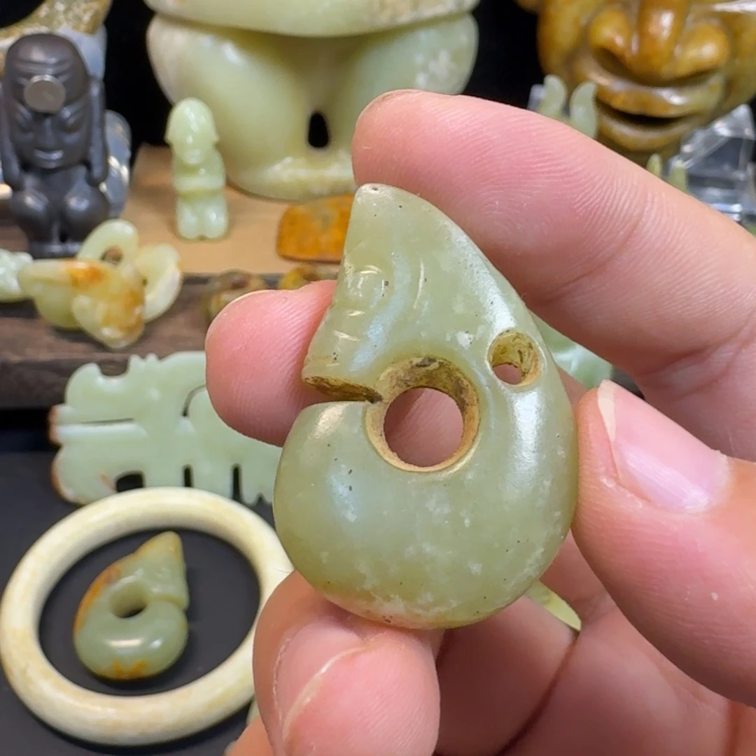 度***玉玉摆件猪笼猪笼型件