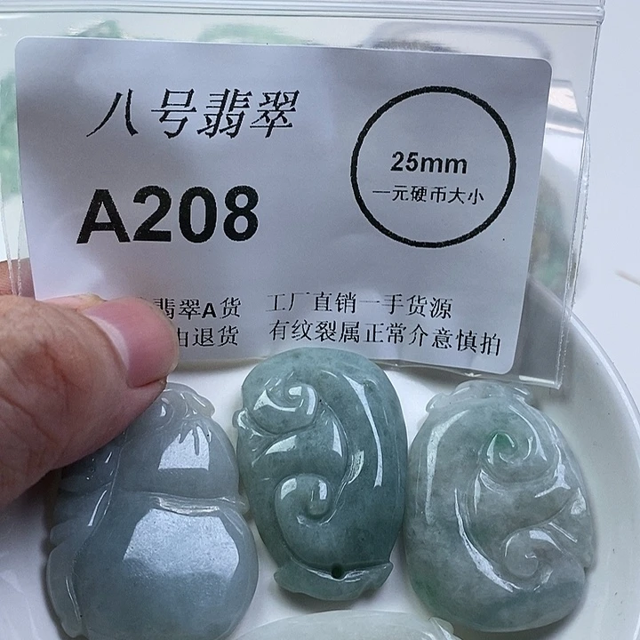 颈饰未镶嵌翡翠如意