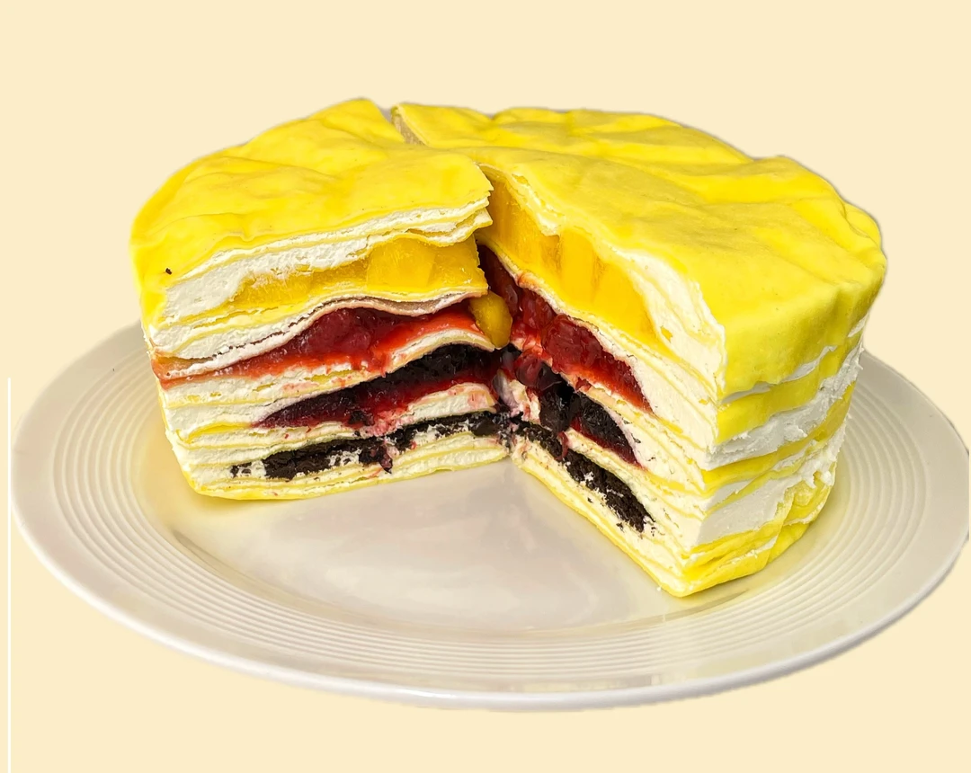 现【坏单包赔】蛋糕包邮6英寸彩虹千层蛋糕