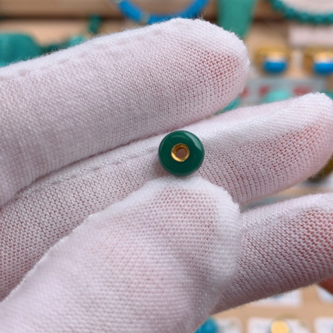 绿松石未镶嵌配饰6.7-3.2mm