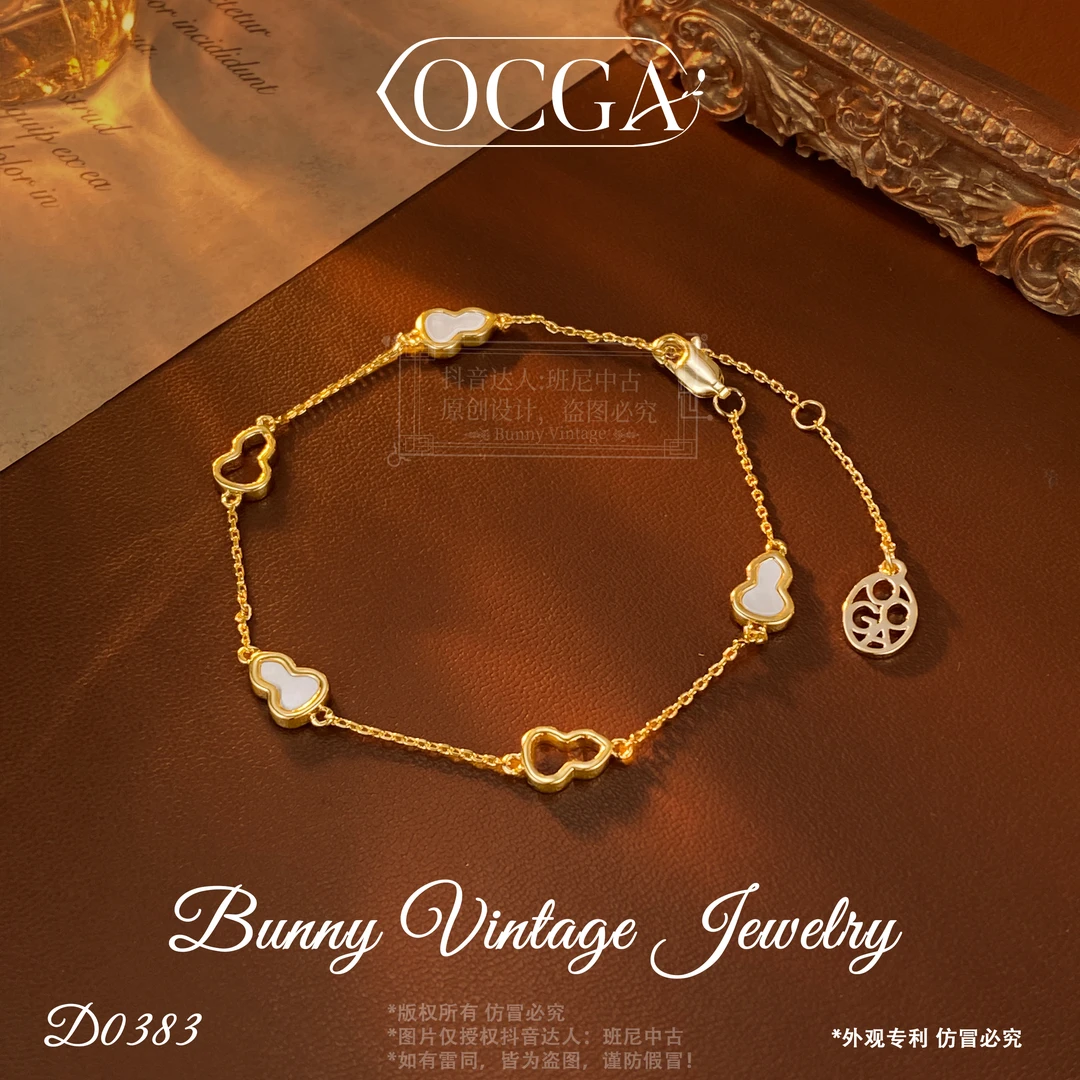 镀K金D0383 法★【波光福禄】春OCGA 欧斯伽斯 手链