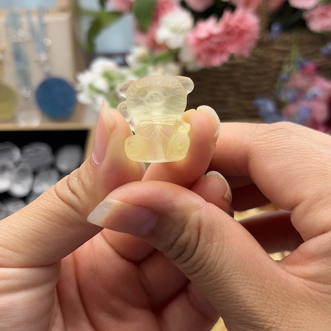 银S925镶嵌颈饰水晶月****.黄水熊36