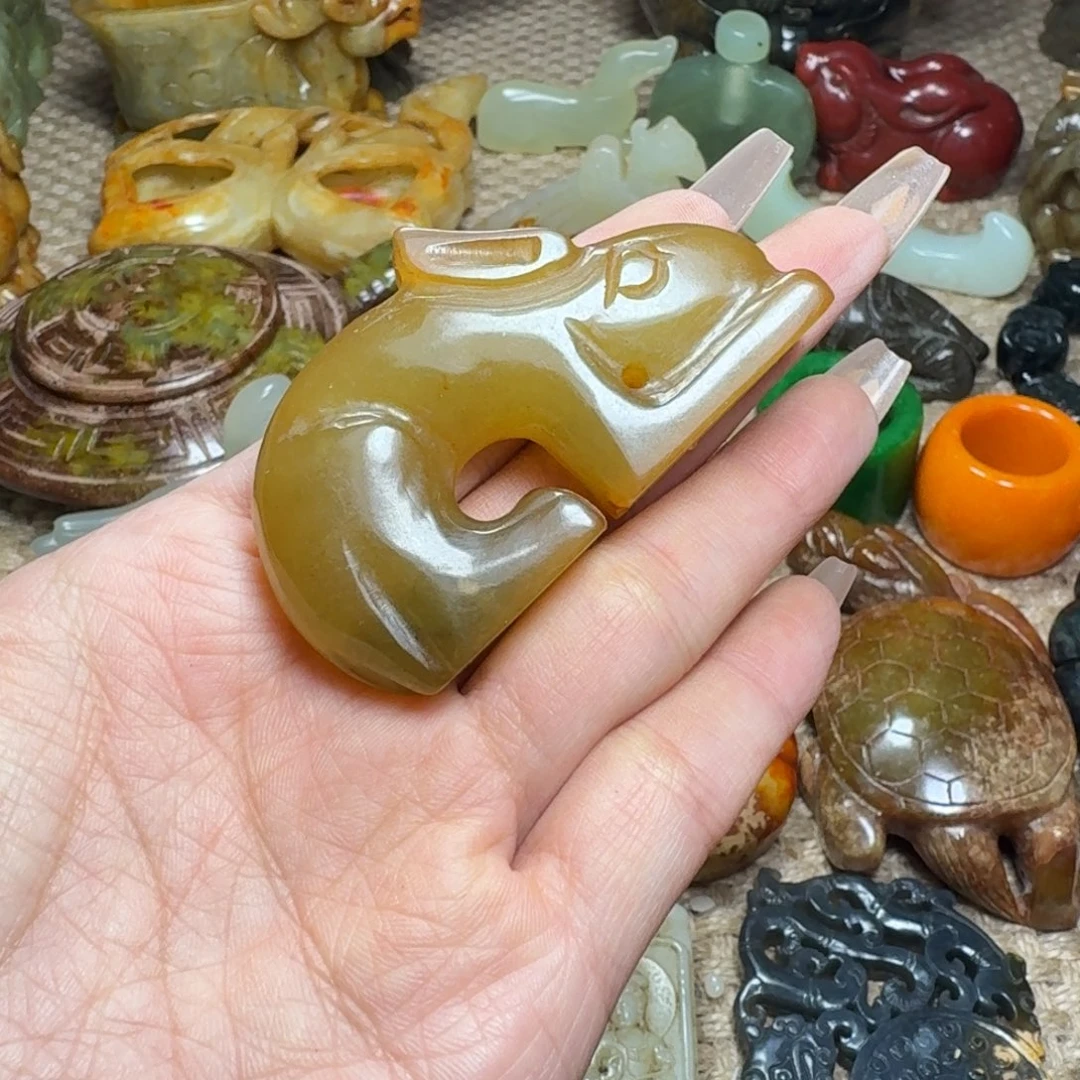 白玉菩提吊坠挂件