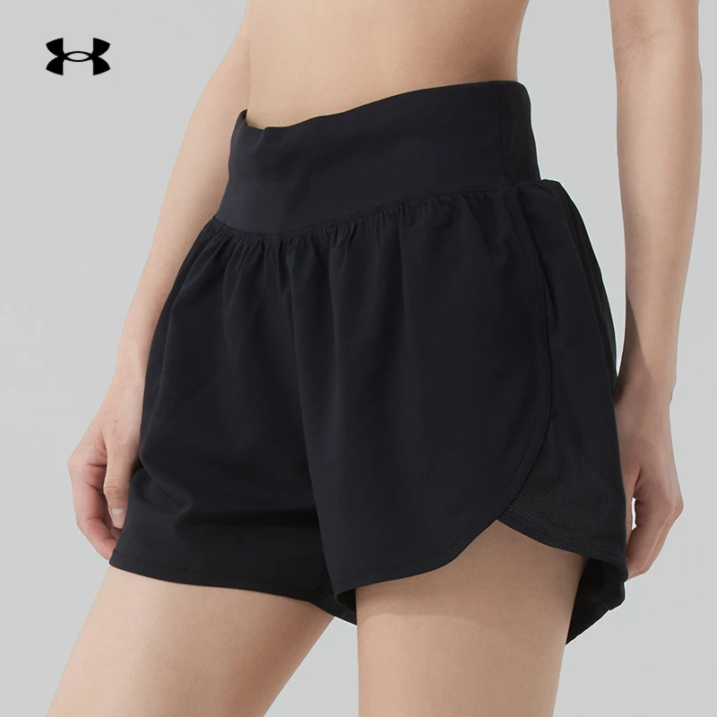 UA安德玛女装运动短裤新款透气休闲梭织短裤户外训练裤子 1383242