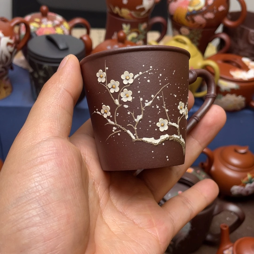 茶杯紫砂紫砂主人杯100cc