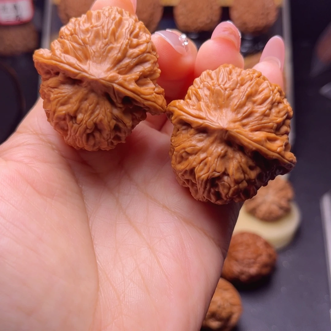 文玩核桃吊坠硬核龙脉元宝