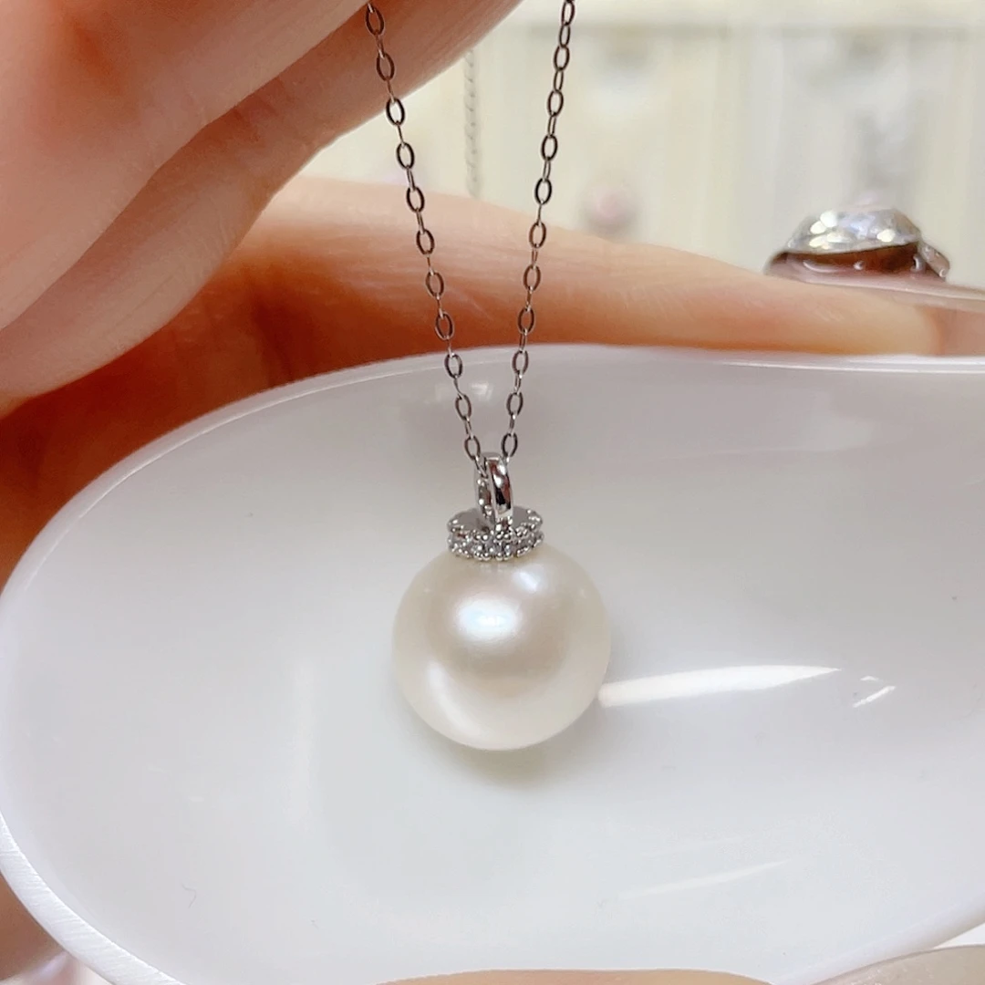 淡水珍珠吊坠(赠链)合金