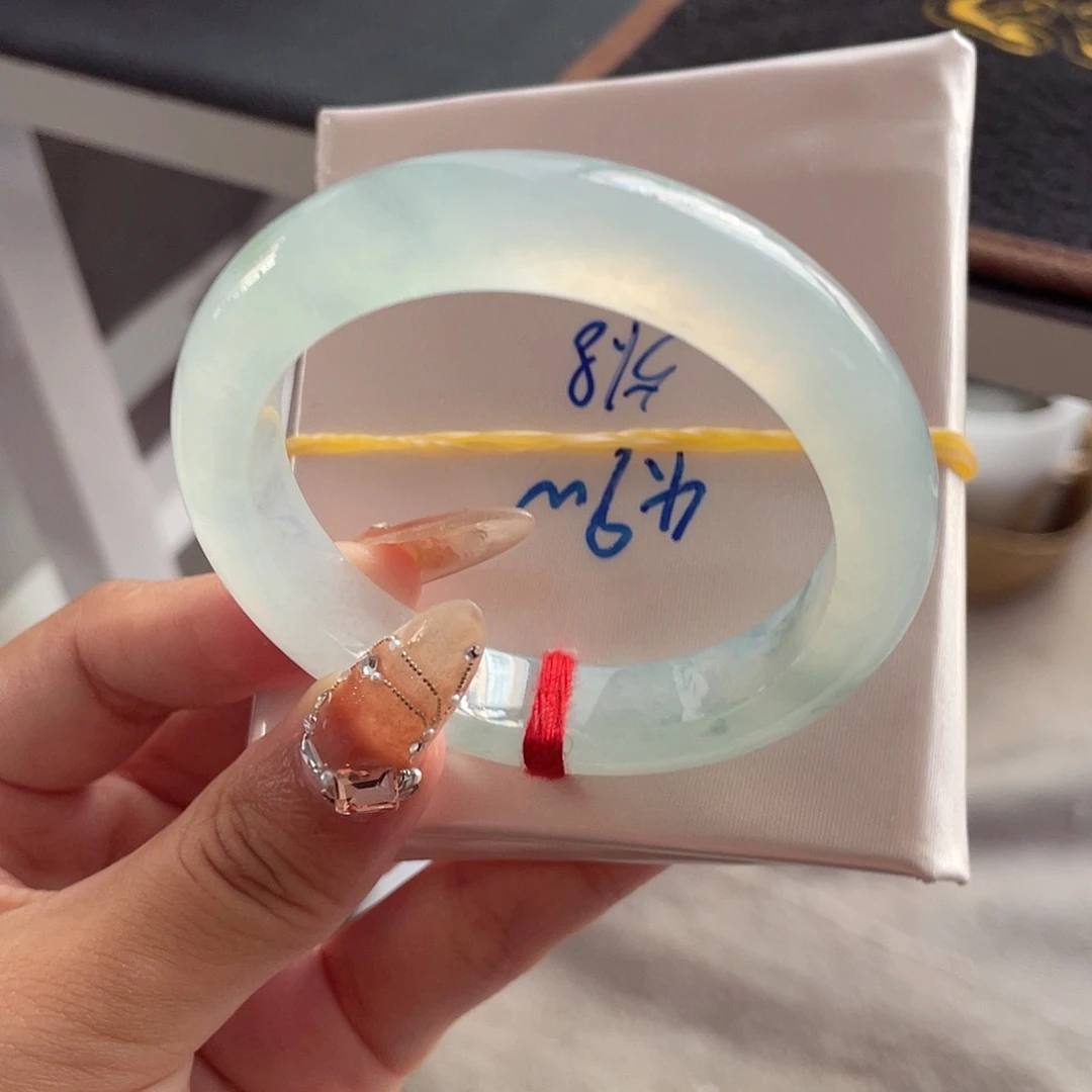 翡翠未镶嵌手镯35号