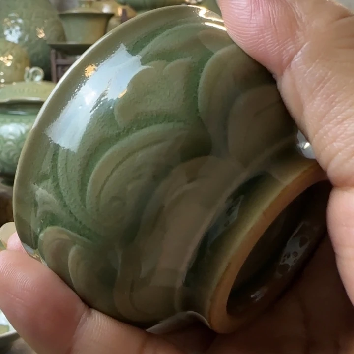 致***舜瓷片全手工主人杯