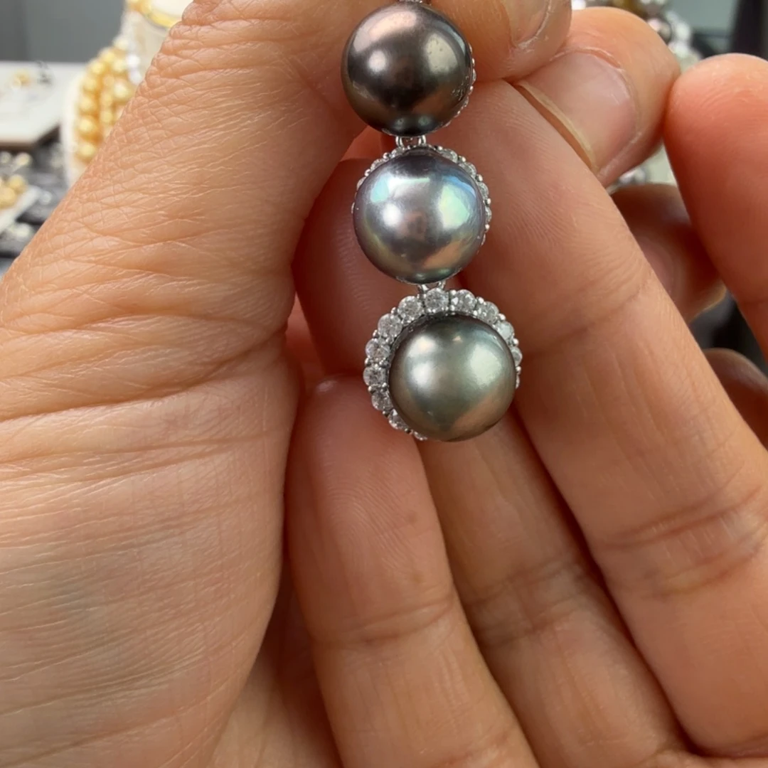 颈饰海水珍珠银S925镶嵌