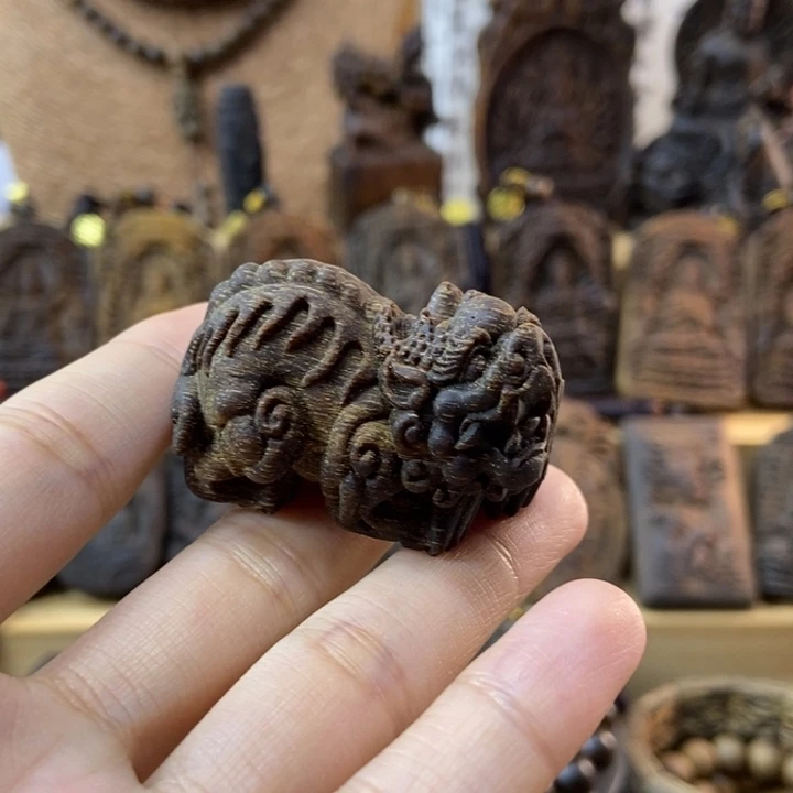 木张*芽庄绿奇楠貔貅