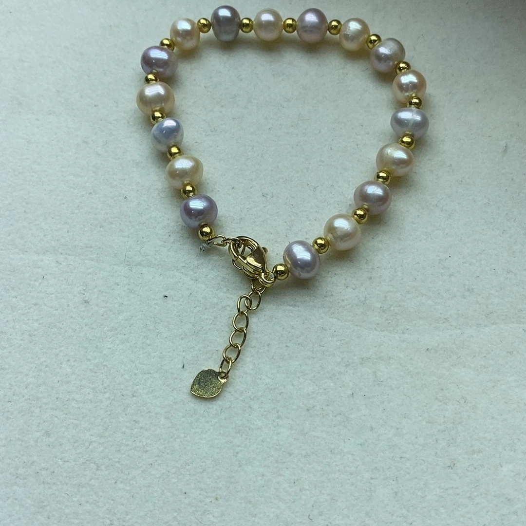 合金手绳淡水珍珠