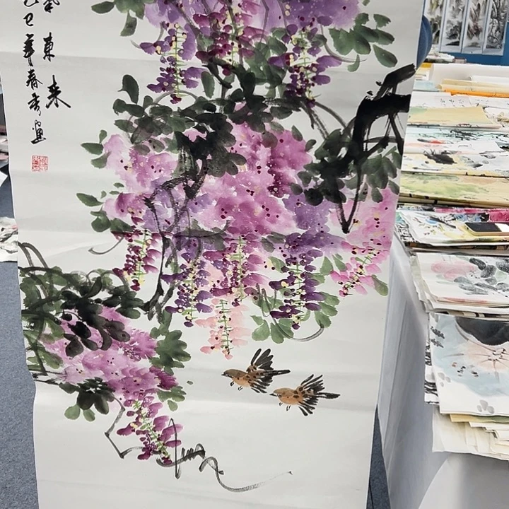 国画纯手绘作品图