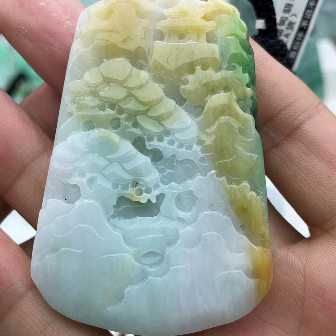 颈饰未镶嵌翡翠翡翠