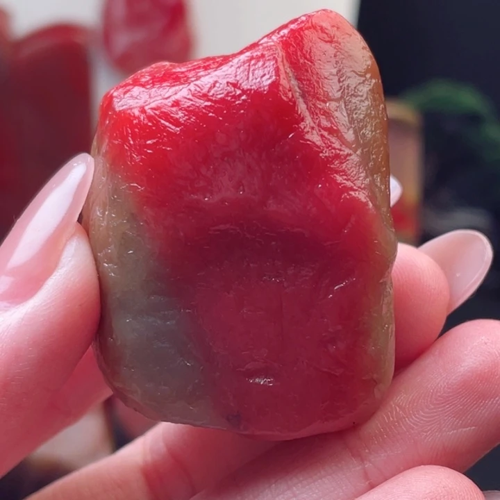 巴林鸡血石四*月女儿红