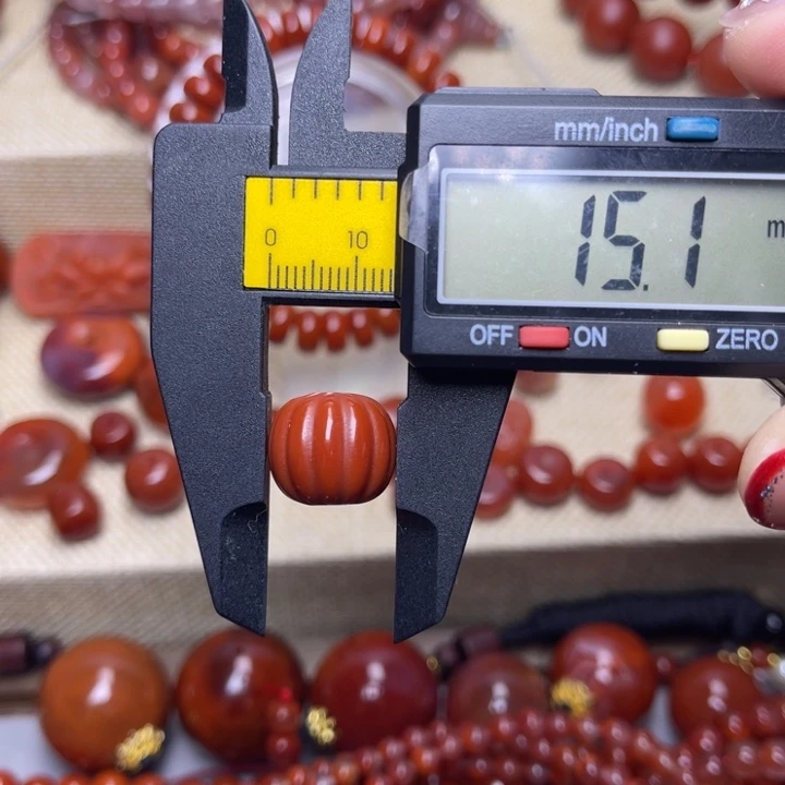 南红玛瑙未镶嵌手链南瓜