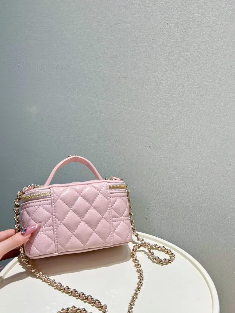 MIAO【25c盒子包】可爱斜挎化妆包（无公仔挂件）