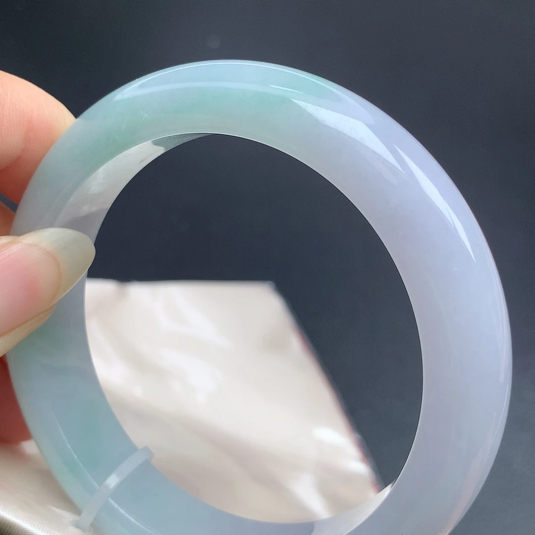 翡翠未镶嵌手镯58.8圈口