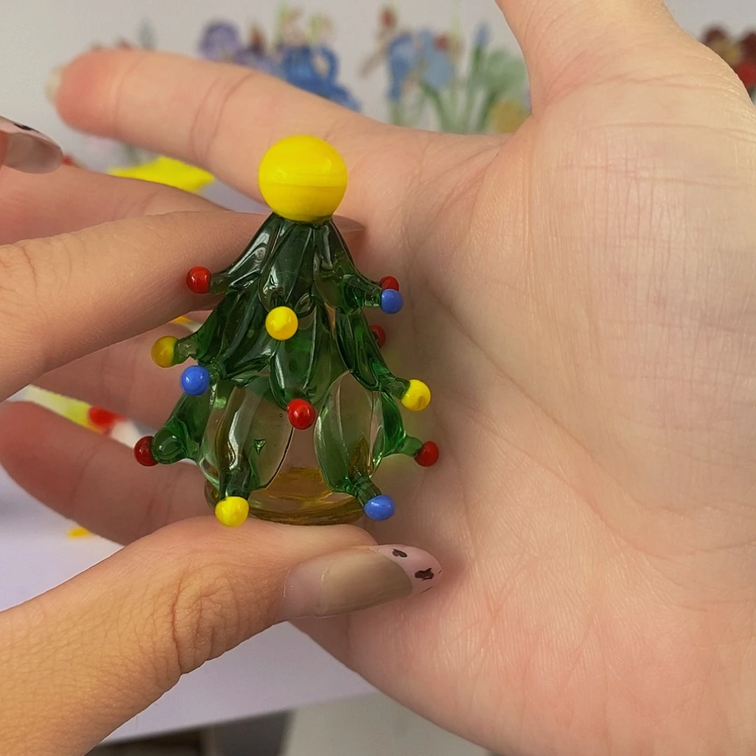 手工艺品琉璃圣诞树