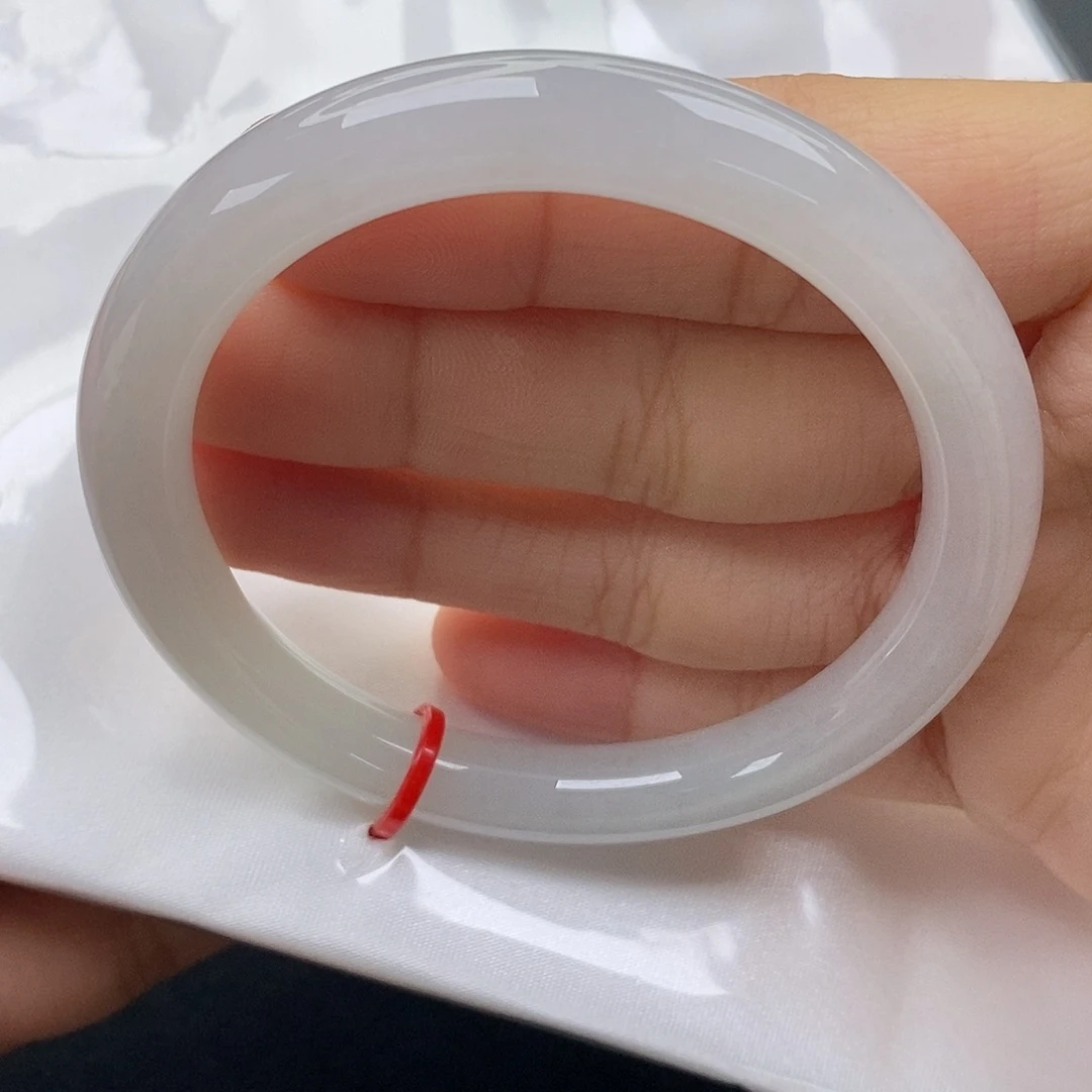 翡翠未镶嵌手镯（圆镯）5455圈