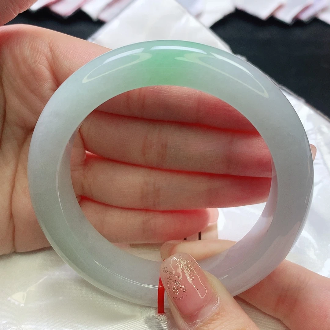 未镶嵌手镯翡翠缅甸天然A货翡翠 57