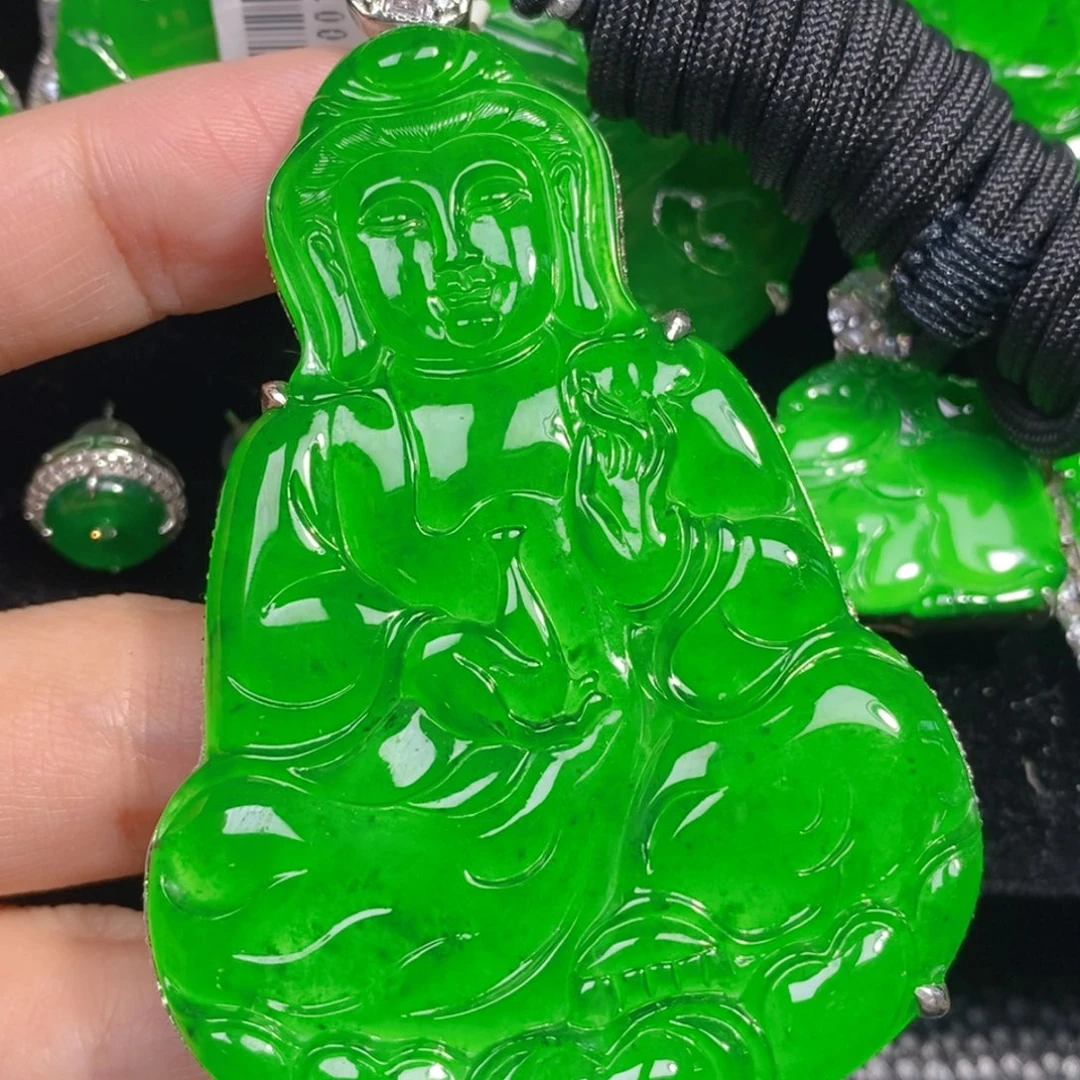 颈饰未镶嵌翡翠天然A货翡翠99