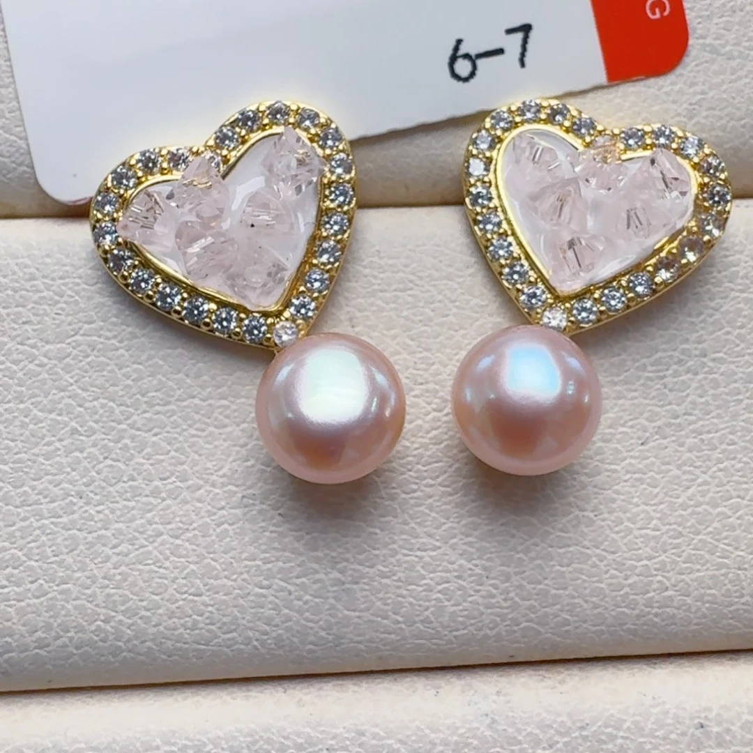 未镶嵌耳饰淡水珍珠@@nn011