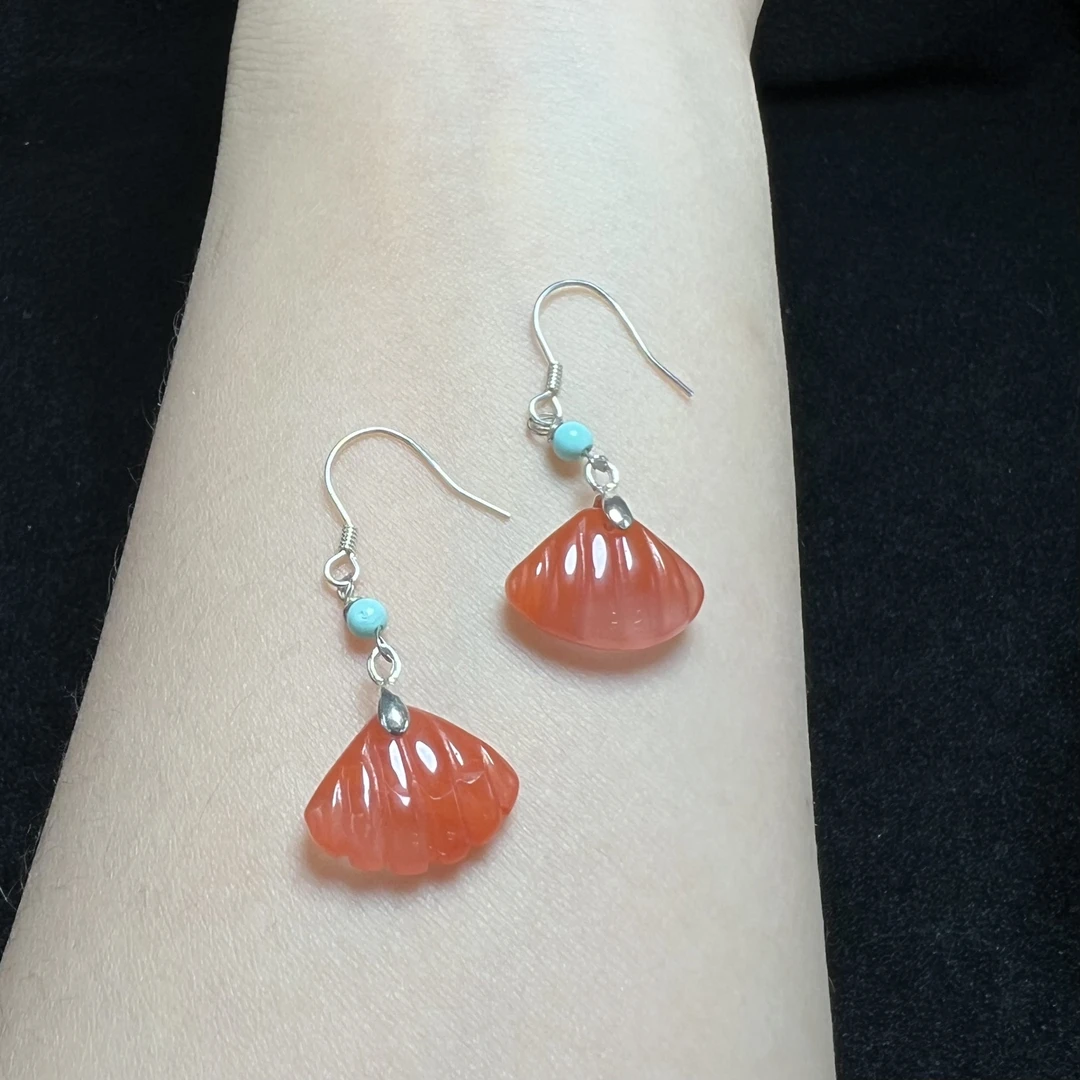 C93南红玛瑙耳坠（多样性发其一）