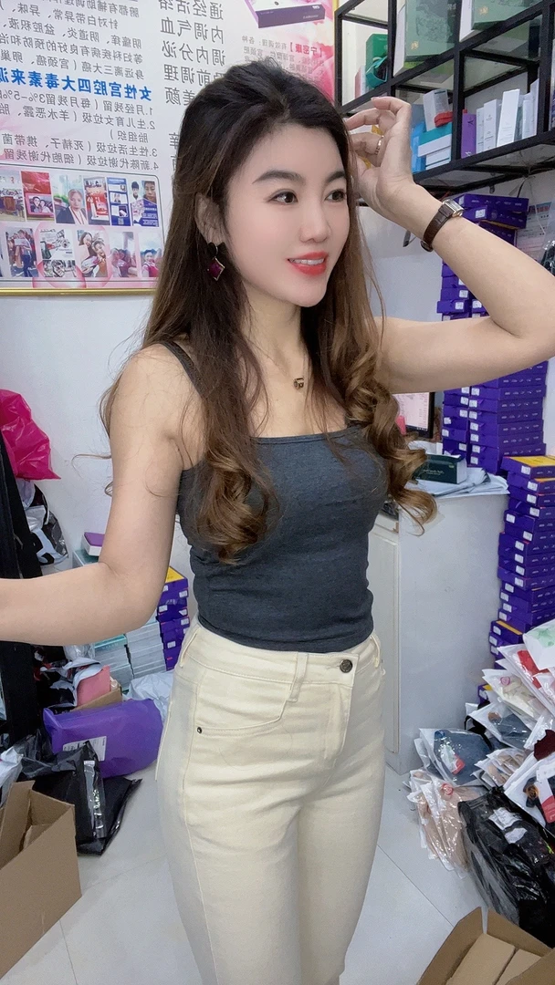 9037吊带背心女带胸垫美背修身内搭外穿免穿上衣潮