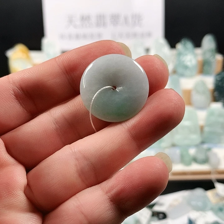 吊坠(不含链)未镶嵌翡翠56平安扣